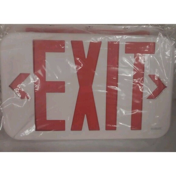 Saselux Emergency Exit Light Red / Green Switchable New‎ In Box - Picture 1 of 8